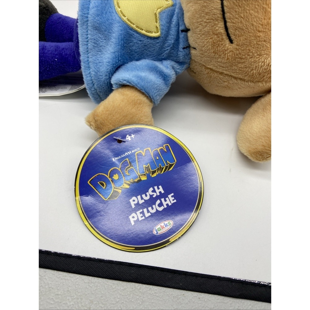 Jakks Pacific Dog Man Plush Set Petey the Cat DreamWorks 4 Piece Lot NWT - Picture 5 of 16